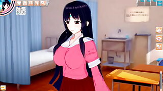 [Eroge Koikatsu! ] Touhou Project Horaiyama Teruya's hooters massaged increased by Nio standing hand-job suck wanting hump mesh having you conform! Grand hooters anime [Manga porn game Toho]